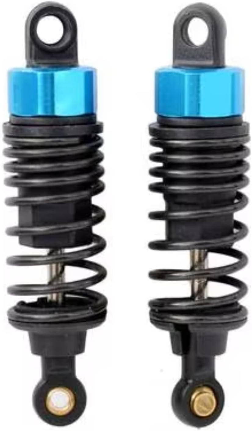 Rc Special Shock Absorber For HSP 94123 94103 94122 94102 02002 1/10 2PCS 70MM Metal Shock Absorber RC Car Tracked Vehicle Parts Accessories Upgrade Replace Use(Blue)