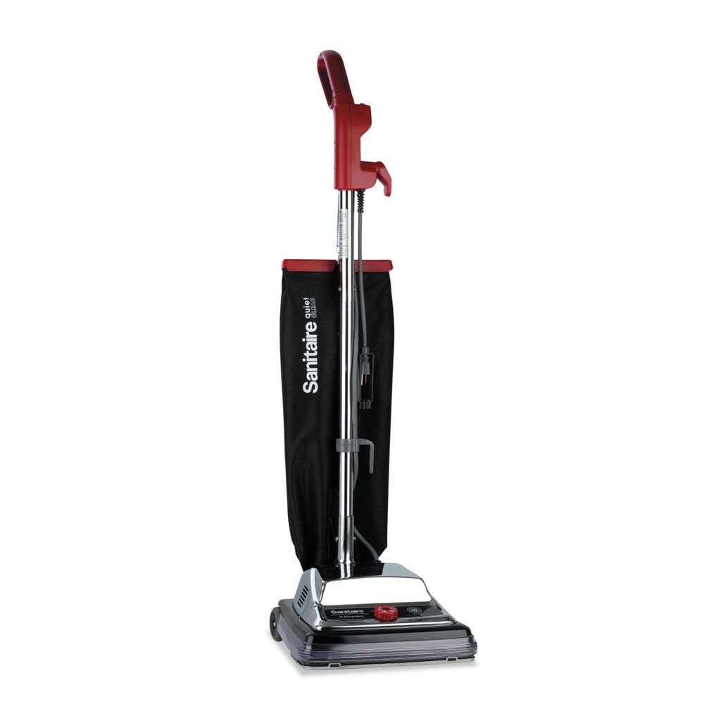 Sanitaire Tradition Commercial Bagged Upright Vacuum Cleaner with Quiet Clean, SC889B Black