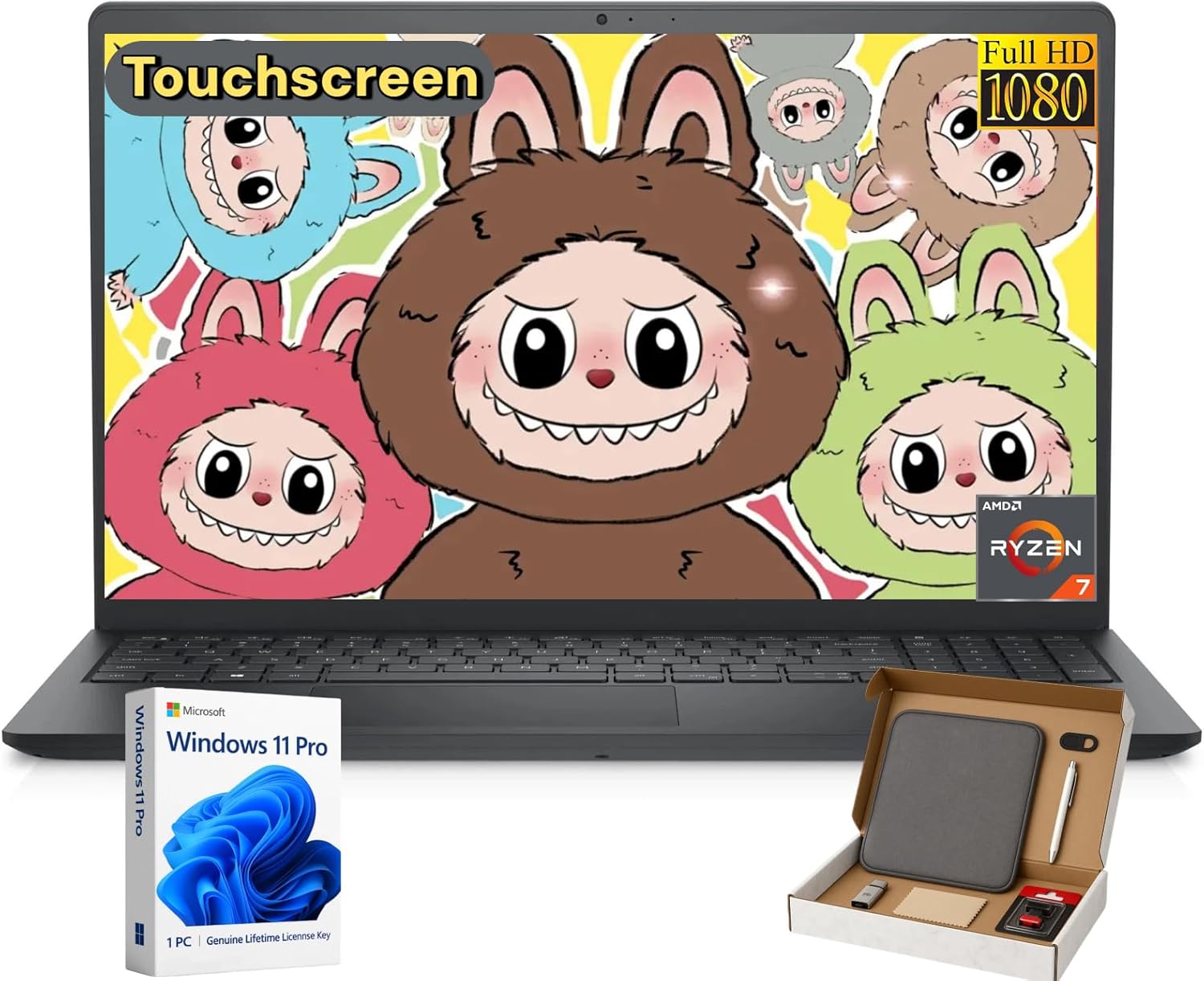 Dell Inspiron 15 3535 Touchscreen Laptop for Business and Student, 15.6