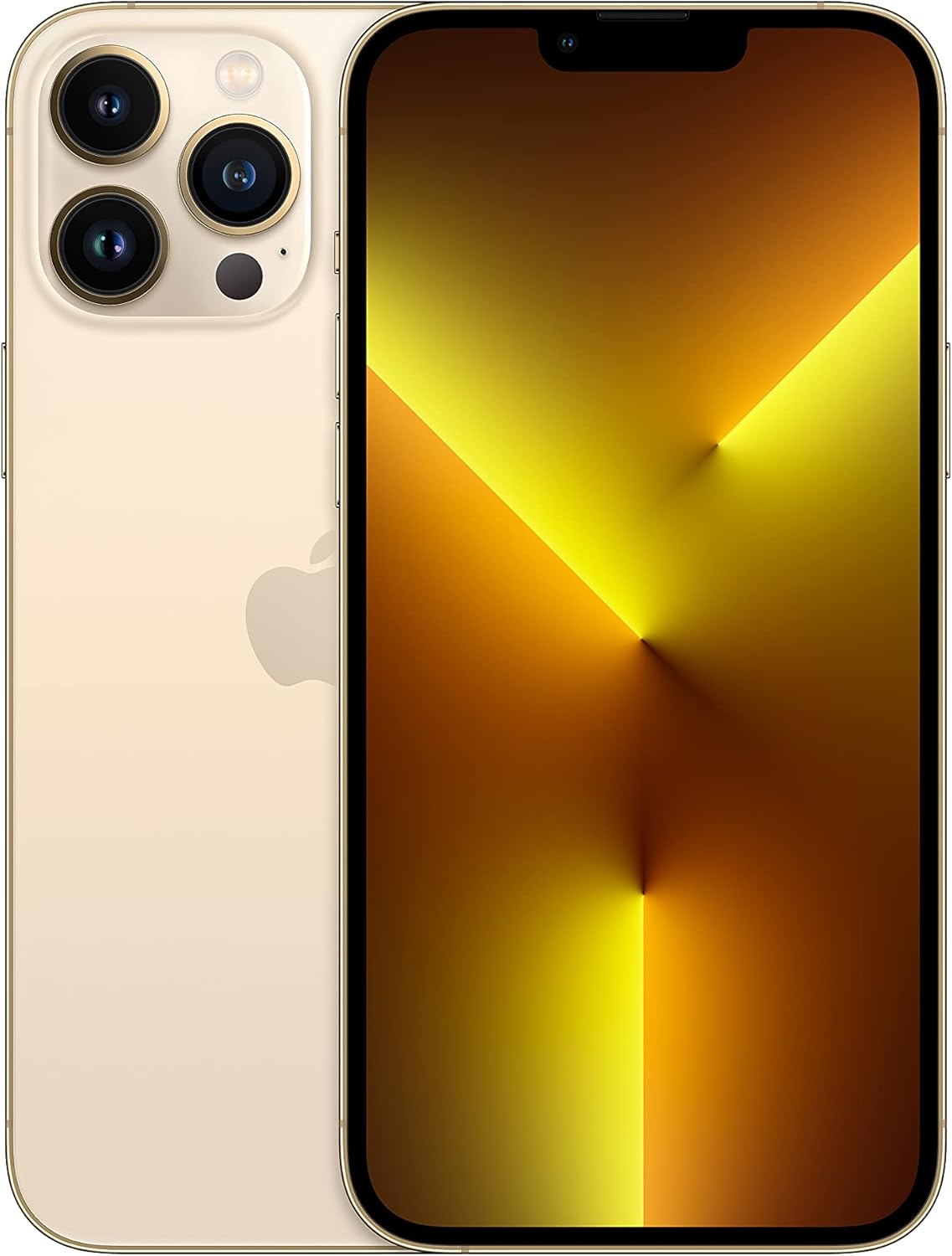 Apple iPhone 13 Pro Max, 256GB, Gold - AT&T (Renewed Premium)