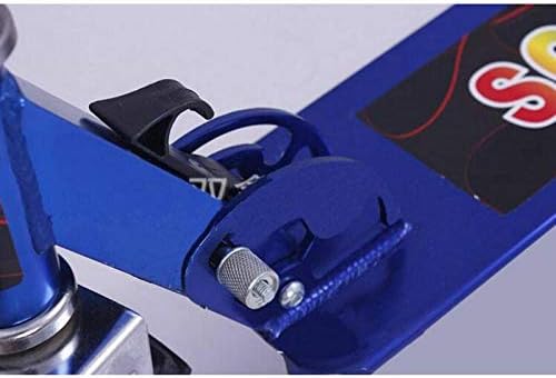 Fold Adult Scooter, Rubber Wheel Kick Scooter-Lightweight Scooters with Adjust Height City Scooter Big Wheel for Boys/Girls/Children/Kids