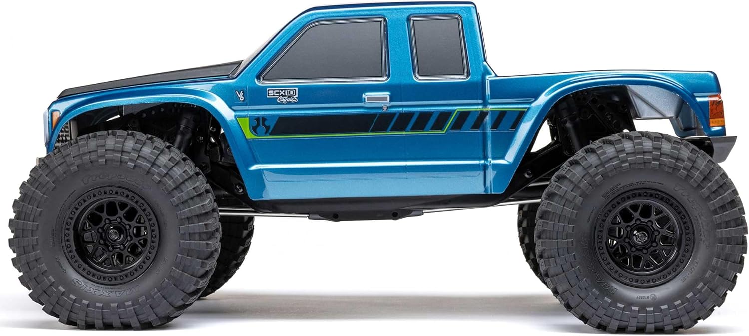 Axial RC Truck 1/10 SCX10 III Coyote 4X4 RTR (Battery and Charger Not Included) Brushed Rock Crawler, Blue, AXI-2036T2