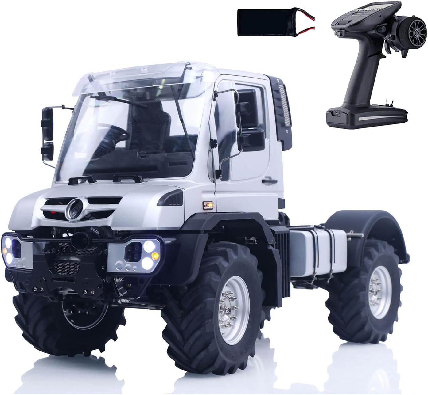 RTR 4X4 1/14 Remote Control Rock Crawler U535 Lite RC Off Road Vehicle 2Speed Transmission Metal Chassis Differential Locks Hobby Grade Model for Ages 14+