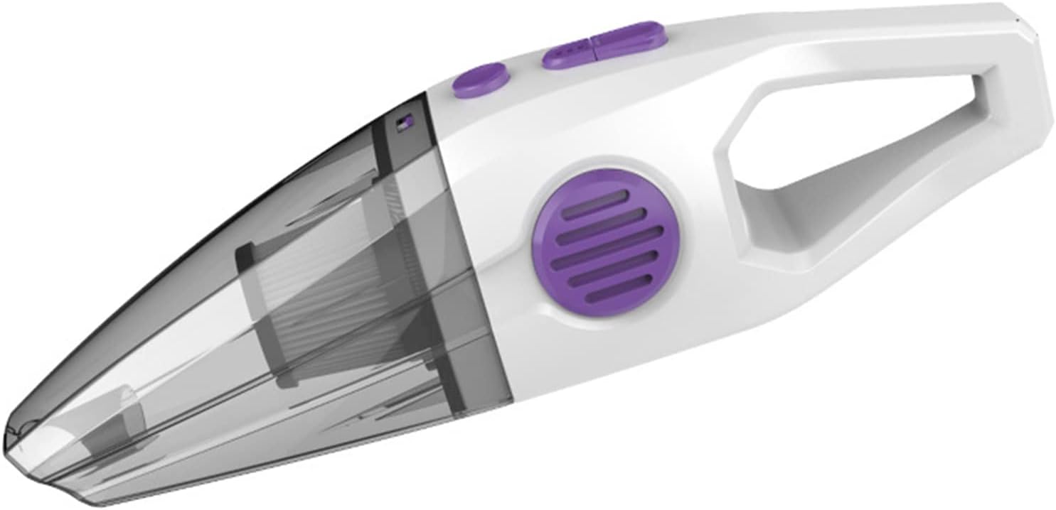 WAGNUS Wireless Car Vacuum Cleaner Portable Foldable Vehicle Home Mini Handheld Vacuum Strong Suction Cordless Cleaner for Car Interior, Home, Office,White