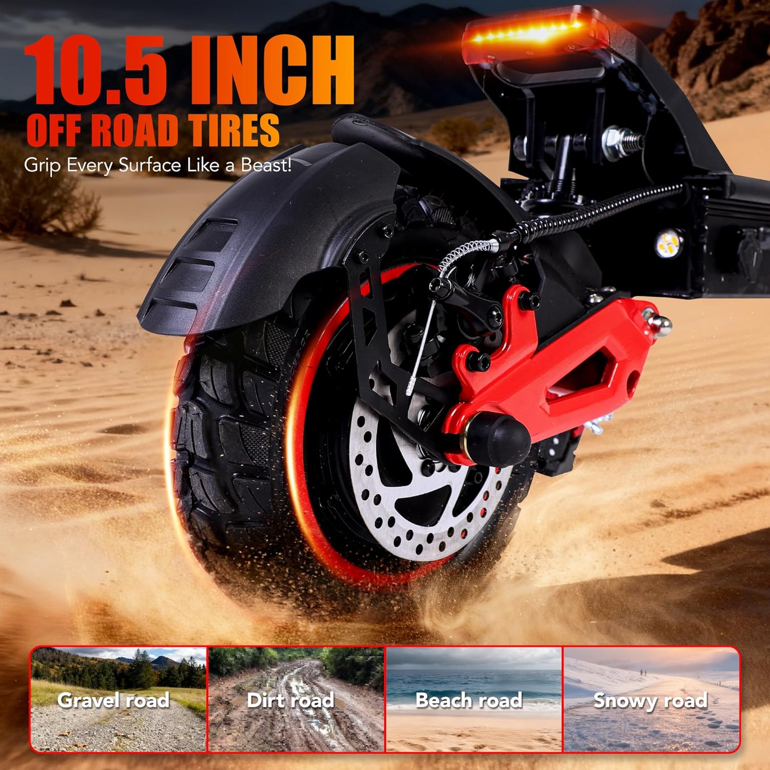 Electric Scooter for Adults 1600W Peak Motor, 31 Max MPH Fast Scooters, 28-31 Mile Long-Range, 48V/18Ah Battery, 11