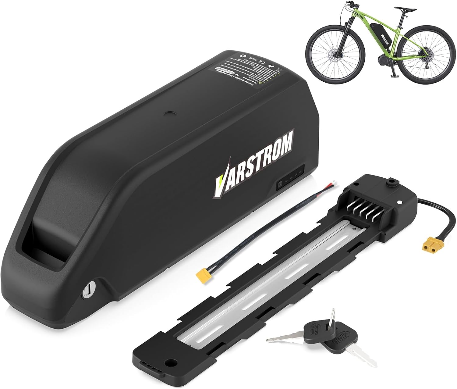 52V Ebike Battery,52V20Ah 1040Wh Electric Scooter Lithium Battery with Waterproof Case,with 3A Charger&30A BMS,Compatible with BAFANG/Voilamart/AW 0-1000W Ebike Conversion Kit
