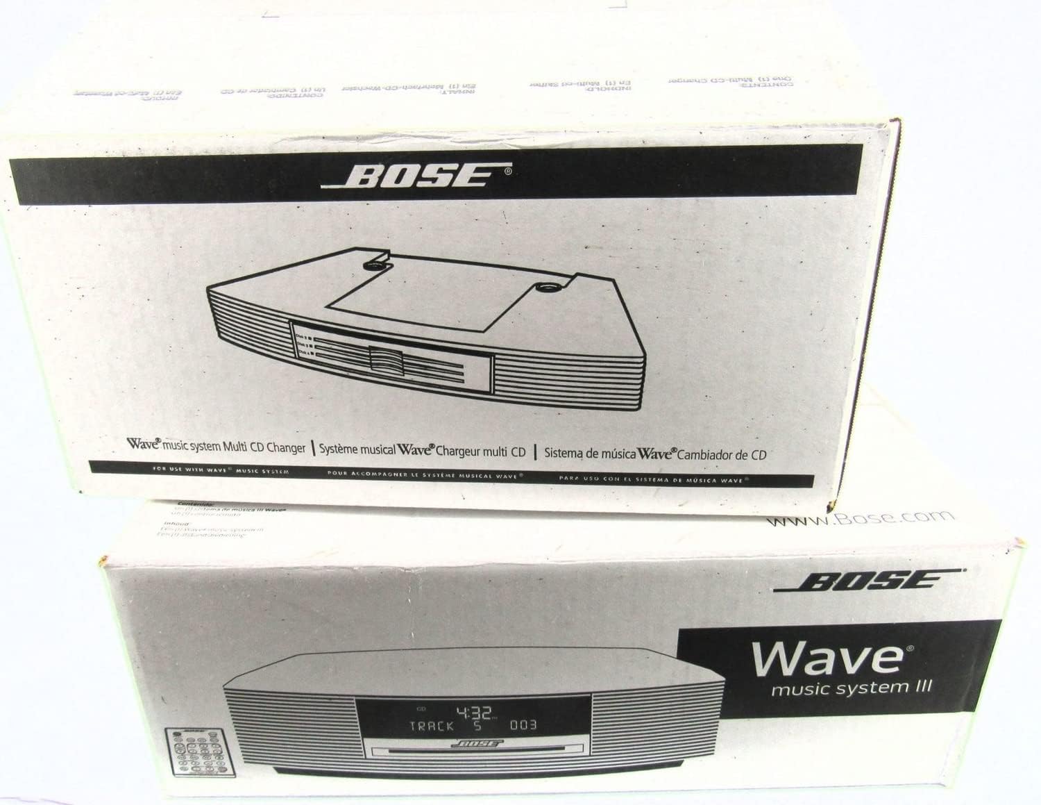 Bose Acoustic Wave Music System and 5-CD Multi Disc Changer II - Graphite Grey (Black) (Renewed)