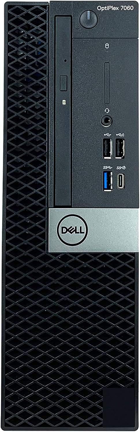 Dell Optiplex 7060 Desktop Computer | Hexa Core Intel i5 (3.2GHz) | 16GB DDR4 RAM | 500GB SSD | Windows 11 Pro | New 24in LCD Monitor + RGB Keyboard & Mouse + Speakers | Home or Office PC (Renewed)