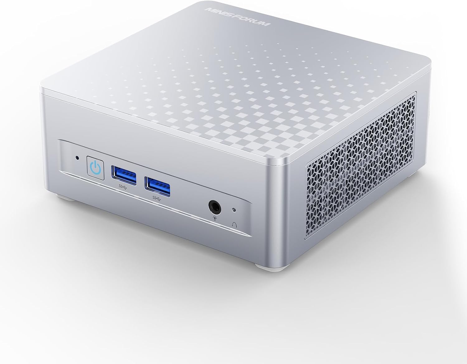 MINISFORUM M1 Plus Mini PC, Intel Core i5-12600H (12C/16T, 4.5GHz), 32GB DDR5 RAM, 512GB SSD, Triple 4K Display (HDMI/DP/USB 4.0), Dual 2.5GbE Port, WiFi 6E, Compact Desktop Computer