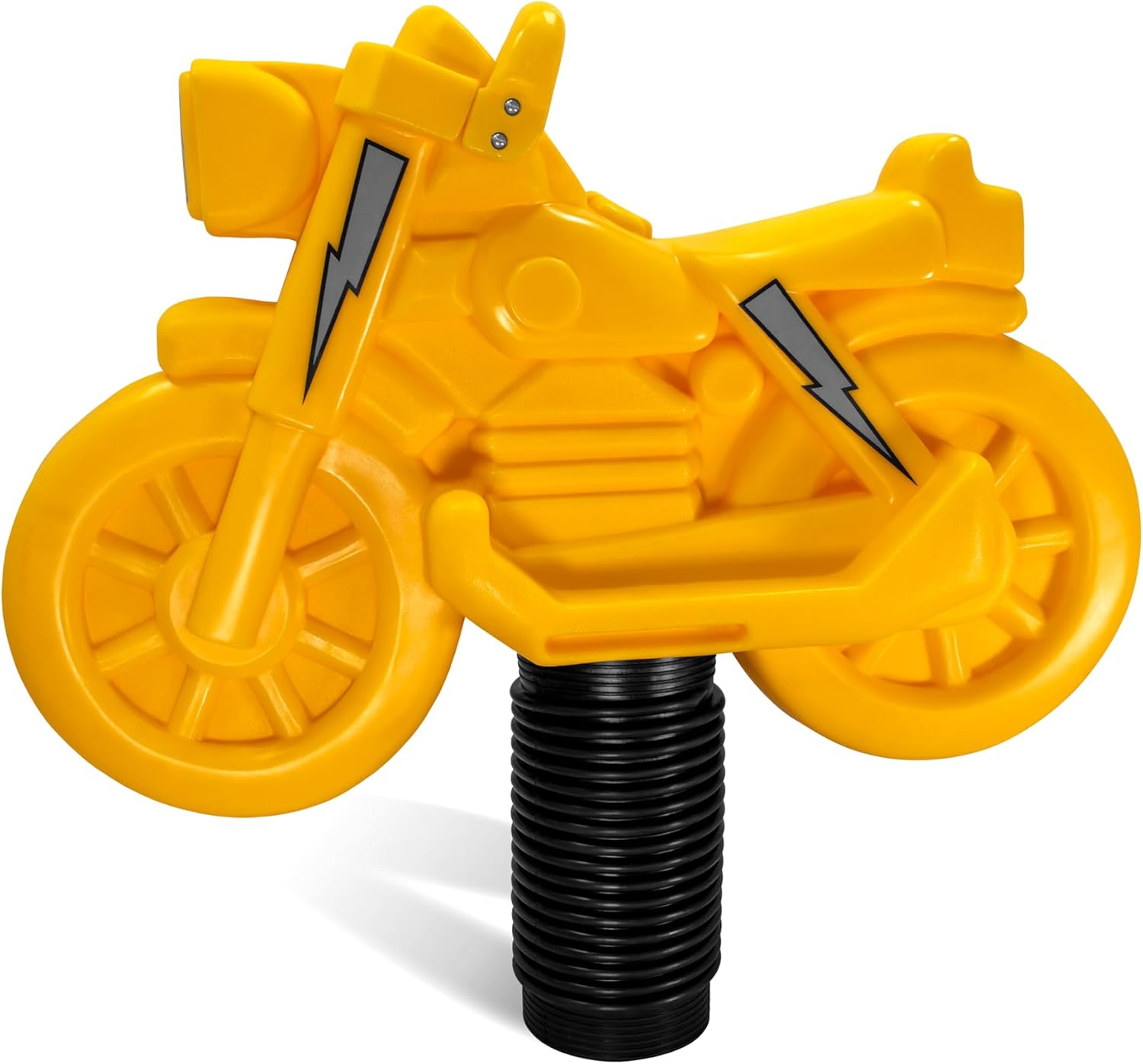 American Swing Spring Rider Roto-Molded Motorcycle Yellow