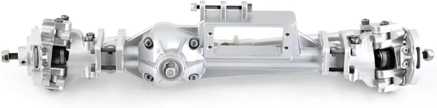 RC Axle Models For Axial RBX10 For Ryft 1/10 Metal Complete Front And Rear Axle RC Crawler Car Upgrade Parts Repair Replace Accessories(Black,1set)