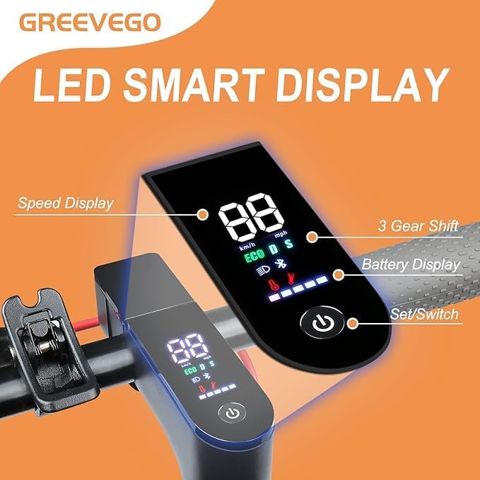 Electric Scooter for Adults，8.5/10inch Solid Tires，15/20MPH Top Speed ，12/21/24Miles Range, 350/500/1000W Motor，Foldable Commuter E-Scooter with App, Dual Brake System, UL2272 Certified