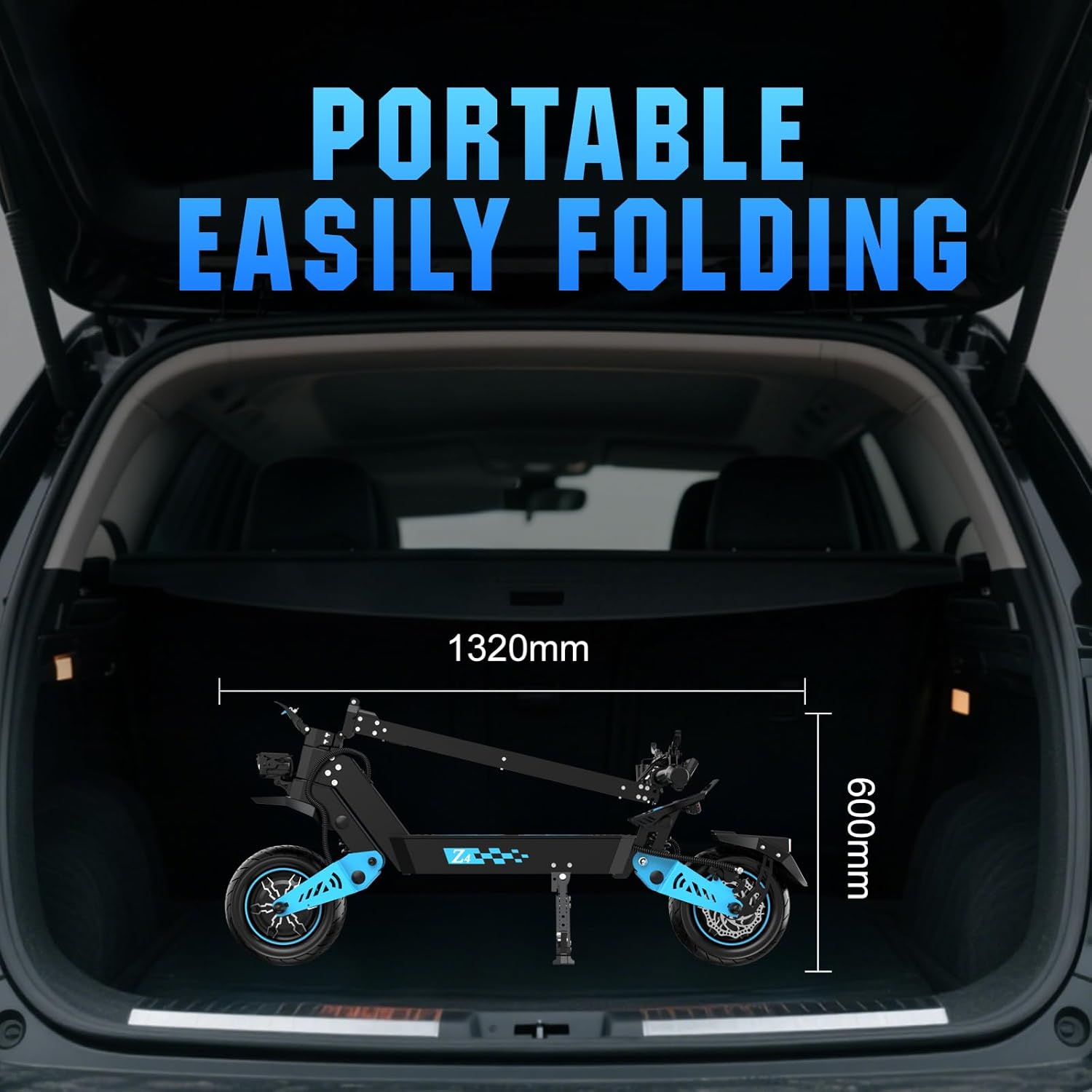 Z4 Aluminum Alloy Dual-Motor Electric Scooter | 48V2400W Power | 70km Range | 60km/h Speed | 11