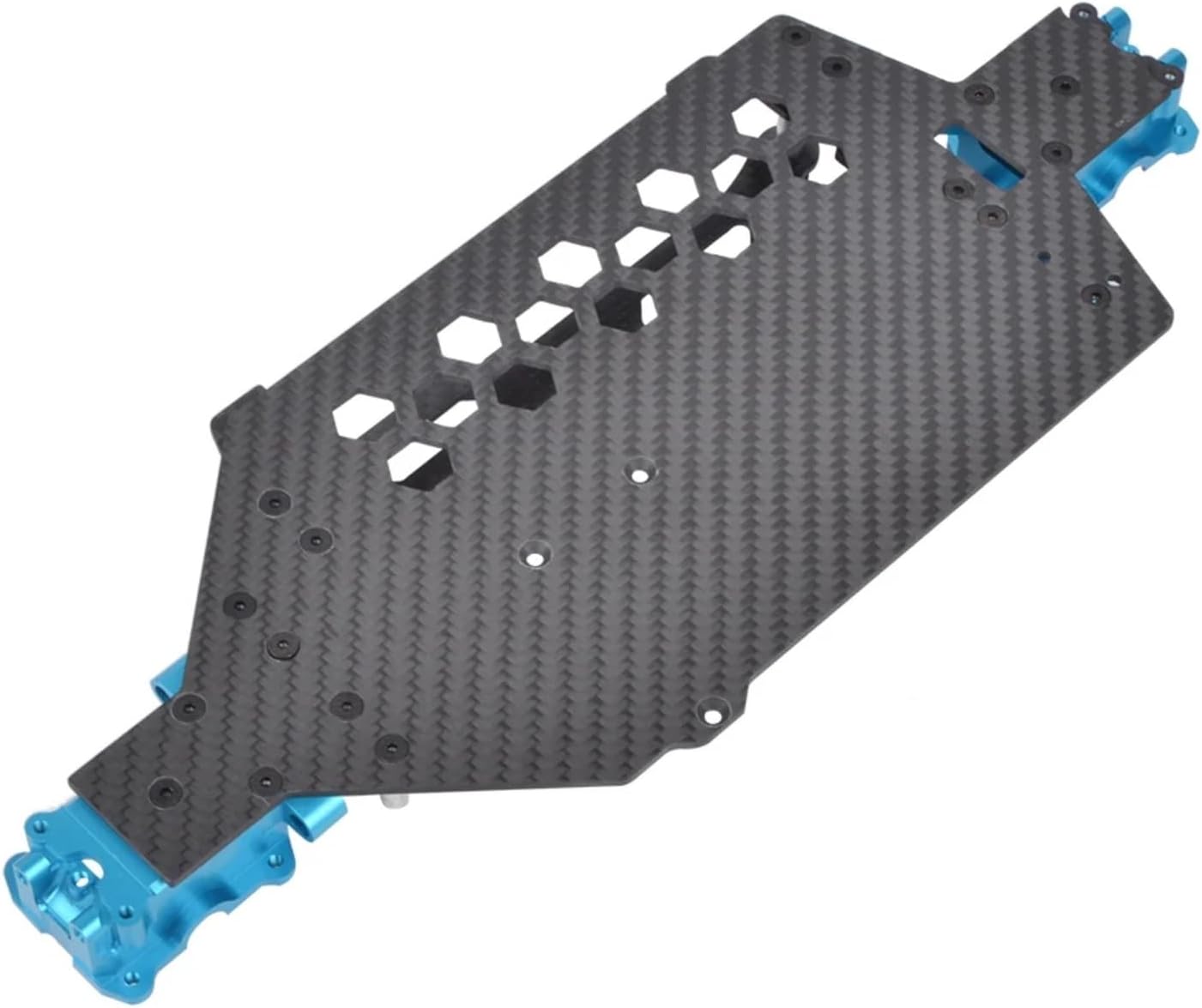 RC Car Frame Parts for Tamiya for TT-02B MS TT-02BR Chassis Carbon Lower Deck W/Diff Case Rc Car Parts Accessories Upgrades Replacement and Repair