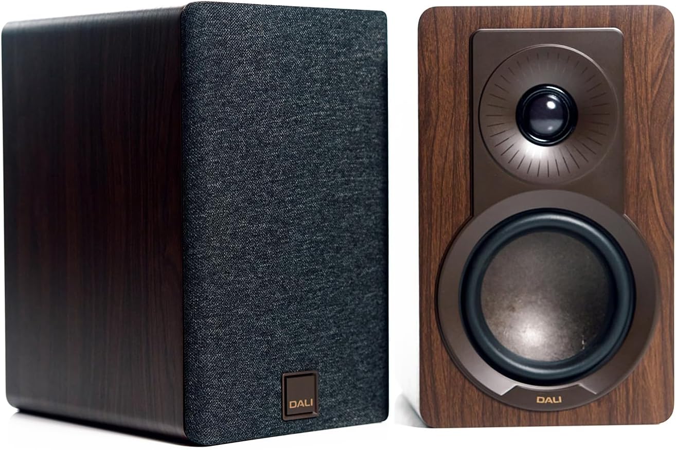 DALI KUPID Premium Compact Passive Hi-Fi Bookshelf Speakers, 2-Way Design with 4.5