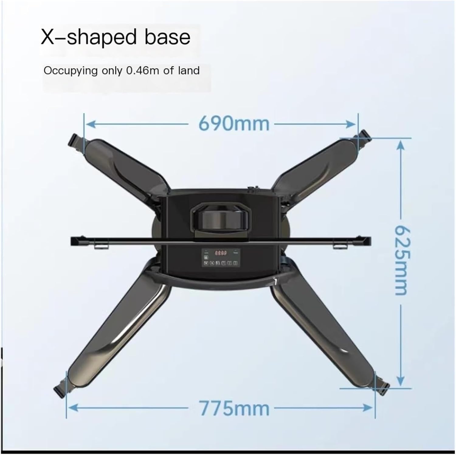 G85 55-85 inch floor-standing TV bracket remote control lifting mobile rack touch machine bracket