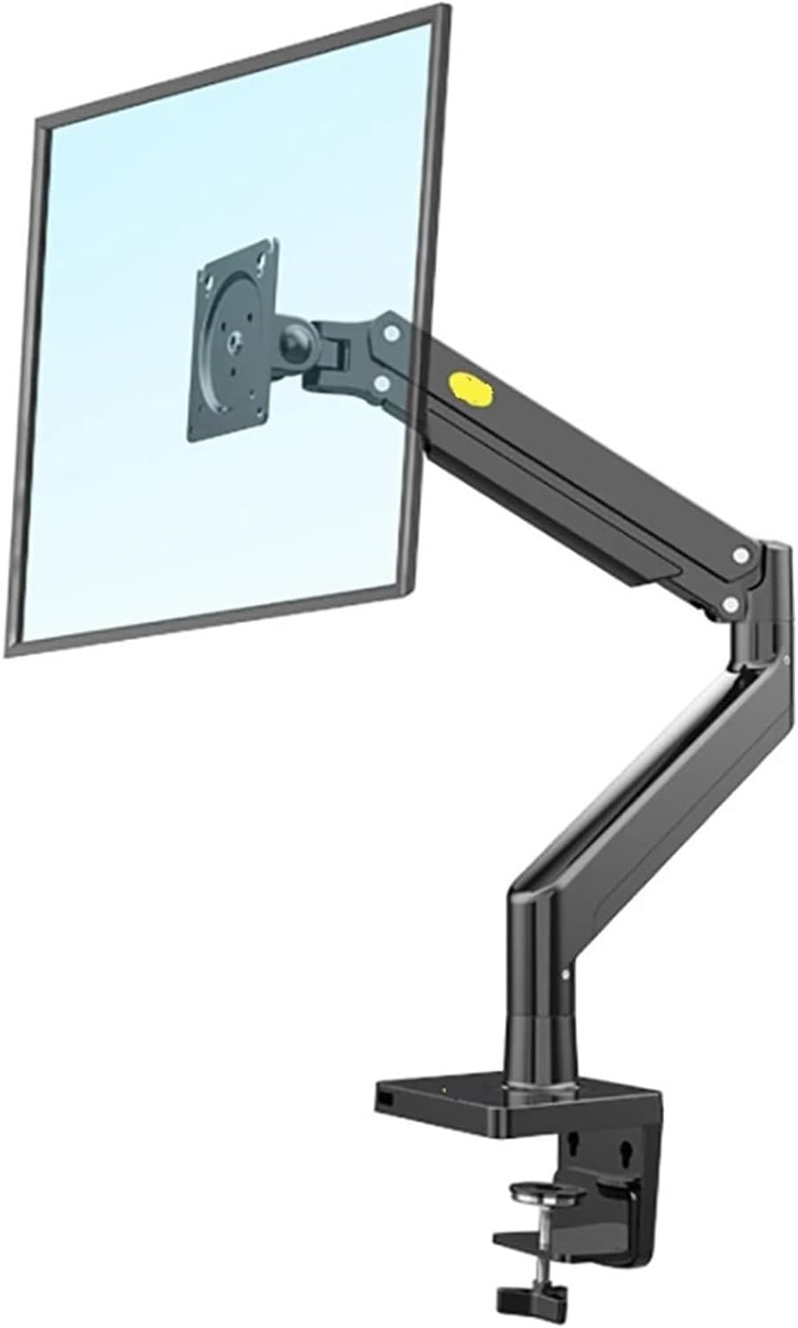 Gas Spring Arm 22-40 Inch Curved Screen Desktop Monitor Stand 360 Degree Rotation 3-15kg Monitor Mounting Arm with USB 3.0 G40 G45(Black)