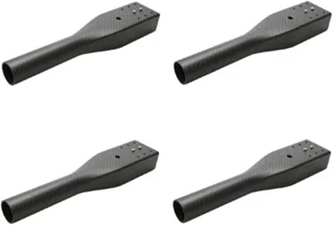 4PCS Carbon Fiber Short Arm Shaped Type 40mm 50mm Pipe Connection Clip Tube Clamp for RC Multi-Rotor Plant Agriculture UAV Drone(50mm)