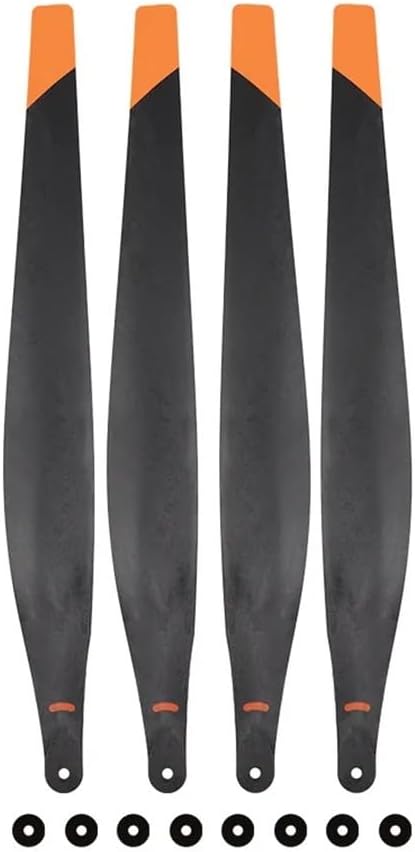 TS-5018F Reinforced High Carbon Composite 50-Inch Folding Propeller (CW/CCW Set) for T25/T25P Systems, Heavy-Lift Drone Rotor Components(2pcs CW and 2pcs CCW)