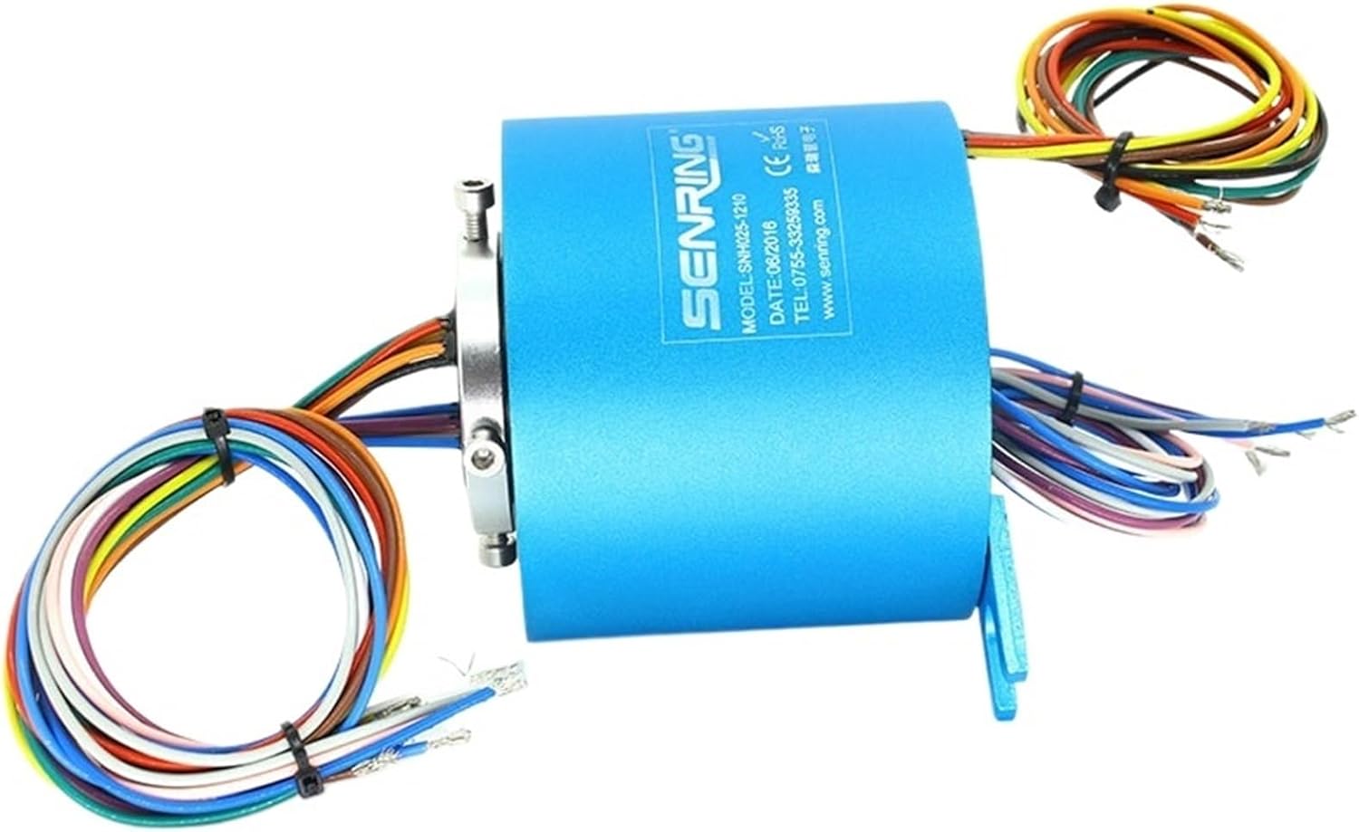 10A Current Through Hole Slip Ring Electrical Connector 12 Circuits Signal of bore size 25.4mm OD 86mm(25.4X86mm 12CH 10A)