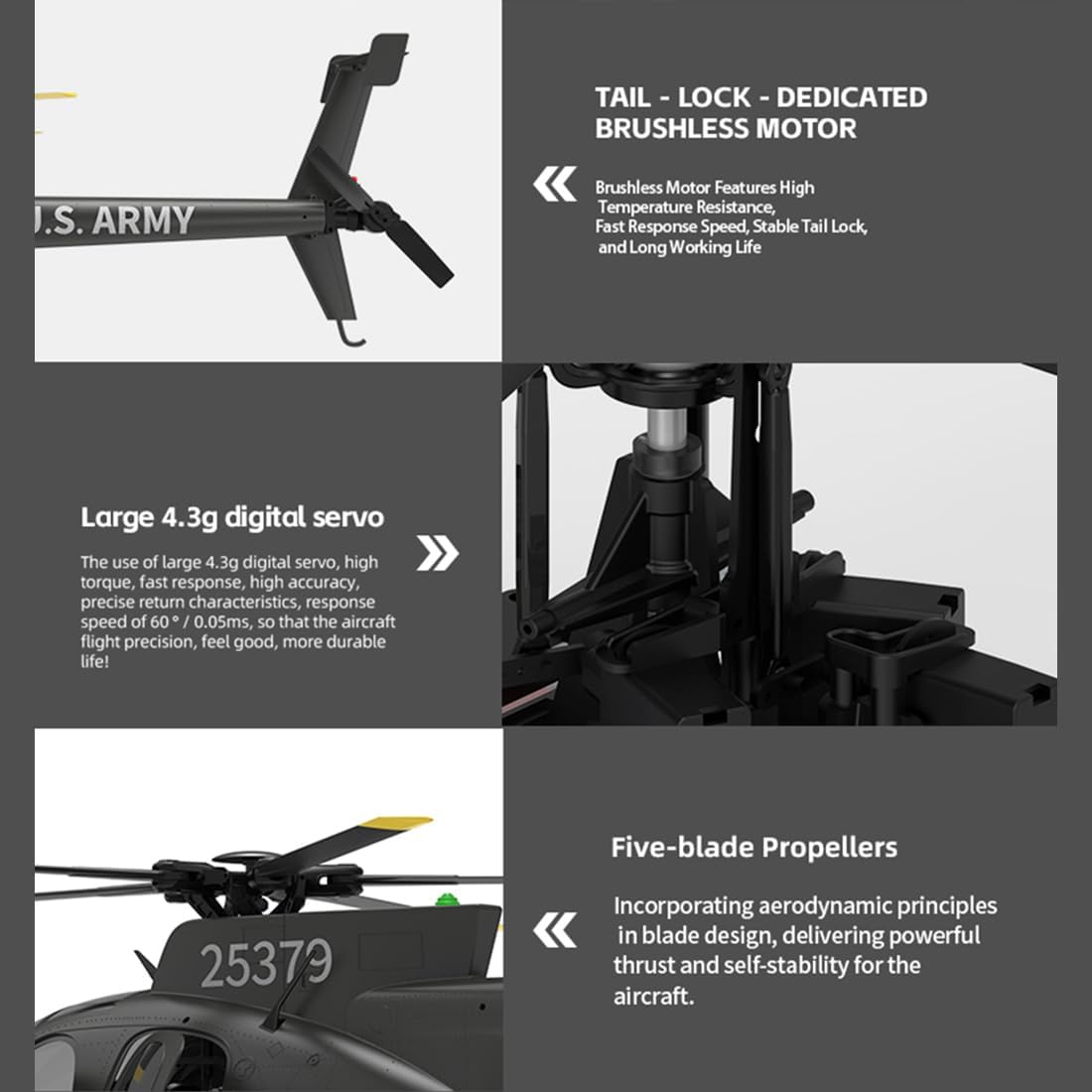 1/16 Scale YUXIANG F119S MD500 RC Helicopter, 𝐆𝐏𝐒 9CH 2.4G Flybarless Little Bird Aircraft with Optical Flow, 6G/3D Flight Modes & Brushless for Advanced Players -RTF