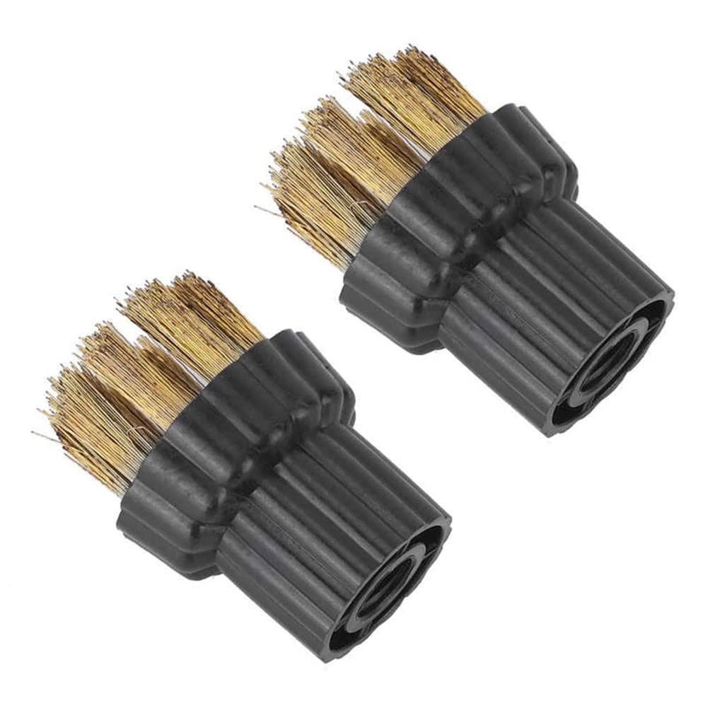 Tool Part for 2pcs Steam Brass Brush Head Replacement Parts Fit for Steam Mop X5 Vacuum Tools Attachment Parts Gadget