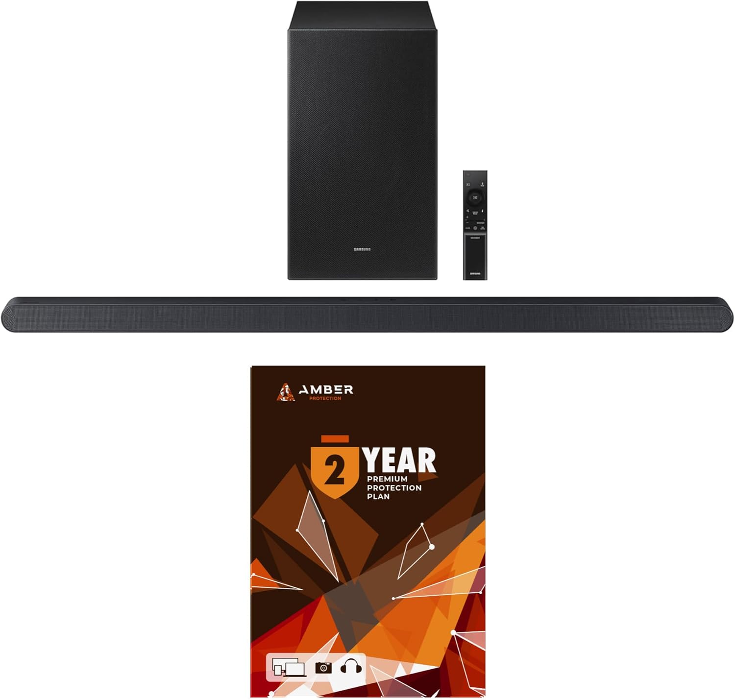 Samsung HW-S700D 3.1Ch Ultra-Slim Soundbar and Subwoofer with 2 Year Amber Protection Plan (2024)