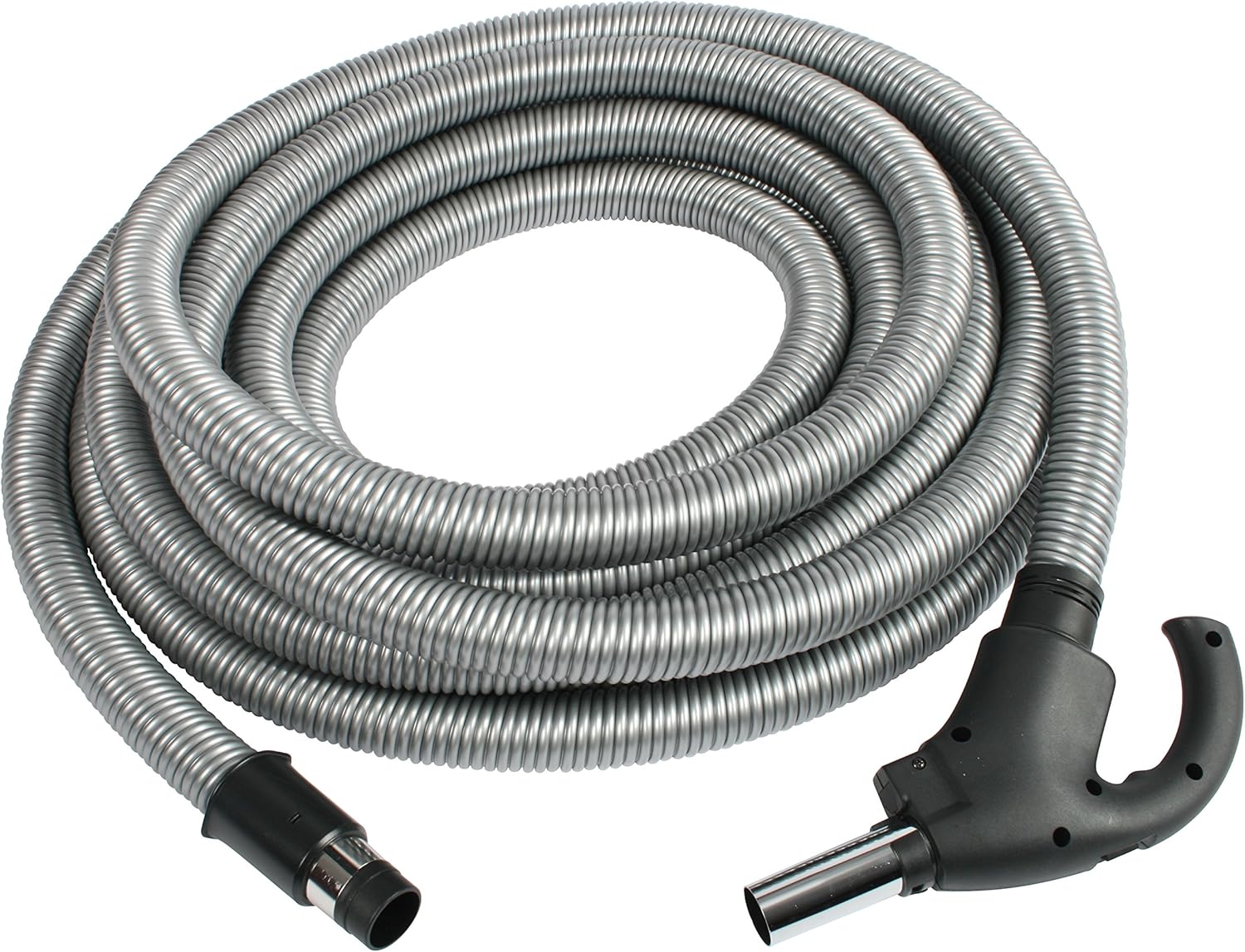 Cen-Tec Systems 90649 Central Vacuum Low Voltage Hose with Button Lock Stub Tube