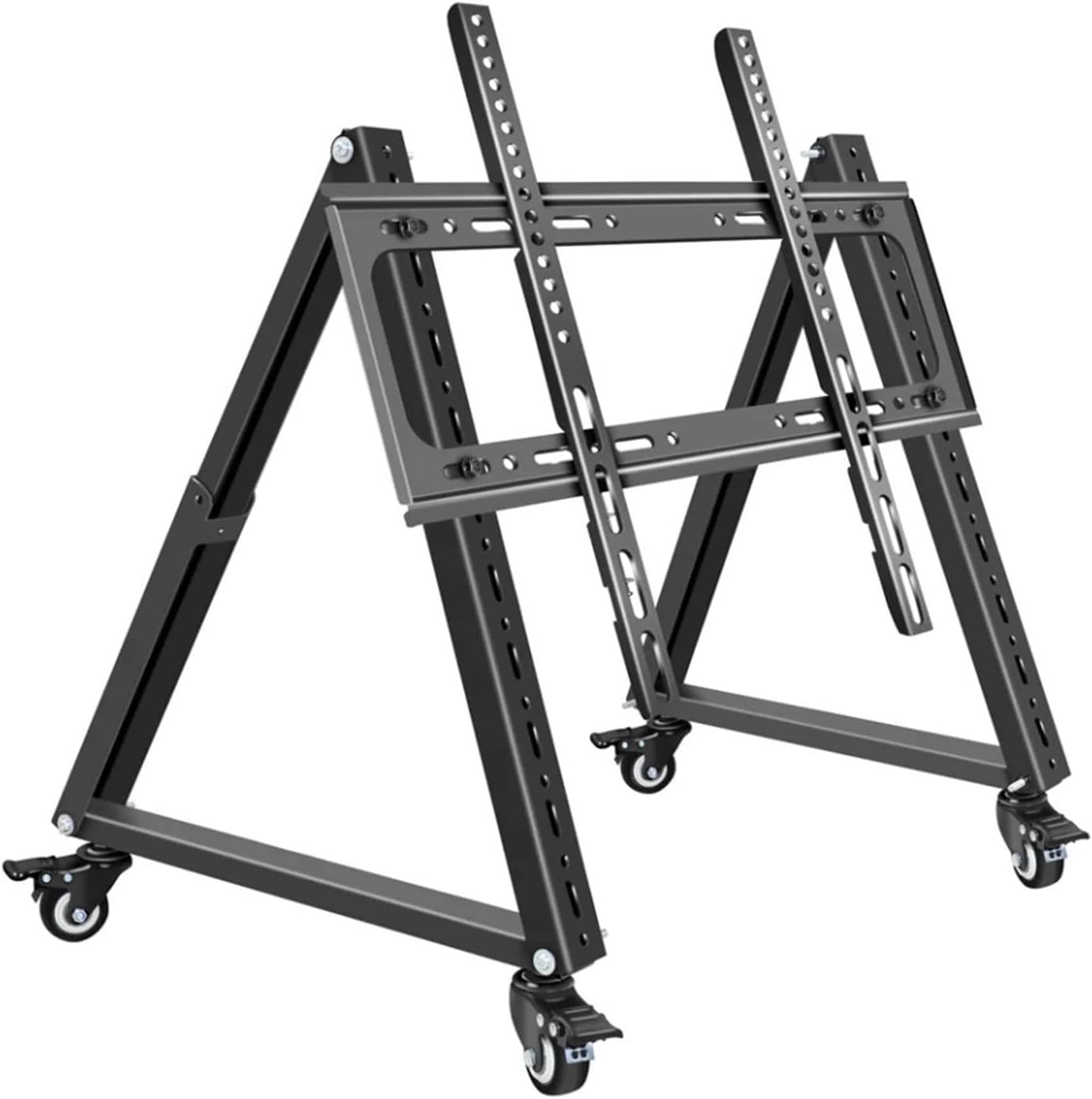TV Cart Lift 32-70 Inch Rolling TV Stand Trolley Plasma Screen Support LED LCD Monitor Low Height Cart SC5100(SC5100-411)