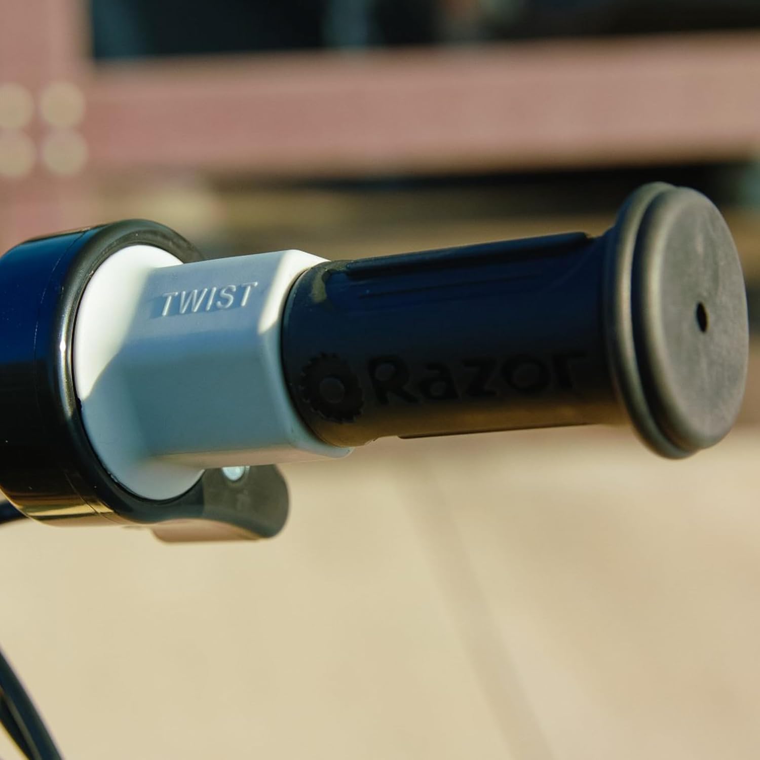 Razor Seated Electric Scooter for Ages 13+, 40-Min Ride Time, Twist-Grip Throttle, Pneumatic Tires, Removable Padded Seat