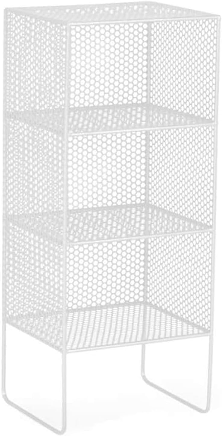 Rieort Fashion Bookshelf Trapezoidal Bookshelf Large Capacity Upright Bookcase Creative Multilayer Iron Bookshelves Modern Rack Bookcase not Shaking