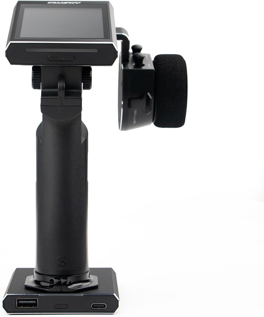 2.4G 8CH Radio Transmitter Remote Controller, AFHDS 3 Protocol FGR4S Receiver with Touch Screen for RC Car Boat Model