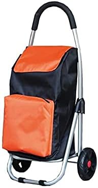 Collapsible Wagon Cart with Wheels Foldable Folding Wagons Carts Silent Universal Wheels,Folding Wagon Shopping Cart Folding Shopping Trolley Portable Shopping Cart Trailer Luggage Cart Clim