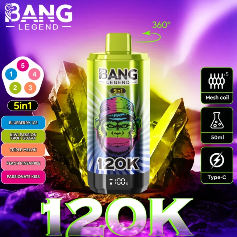 BANG LEGEND 120K 5 in 1 (10pcs) - MYEU VAPES