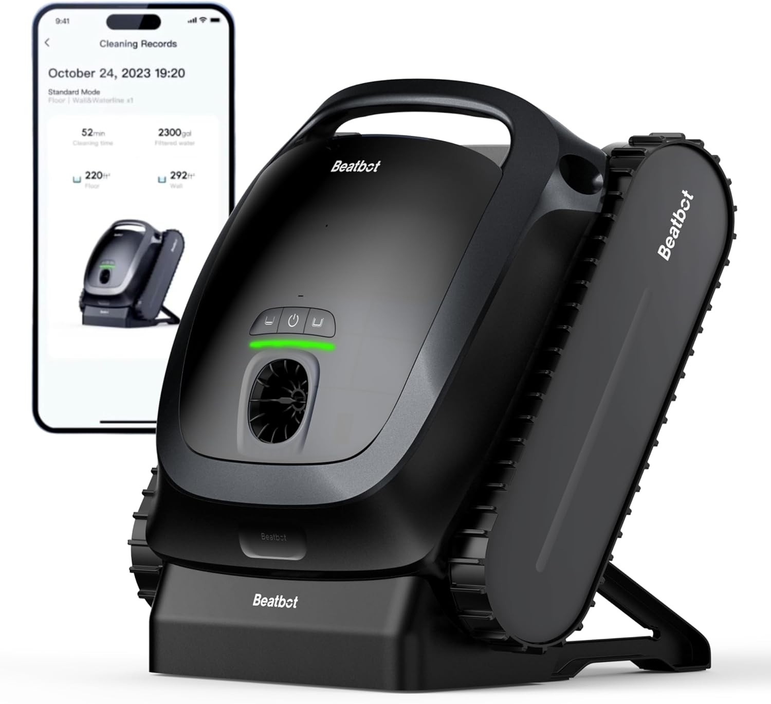 Beatbot A100 Cordless Robotic Swimming Pool Cleaning Vacuum, Wireless Charging, APP Controlled