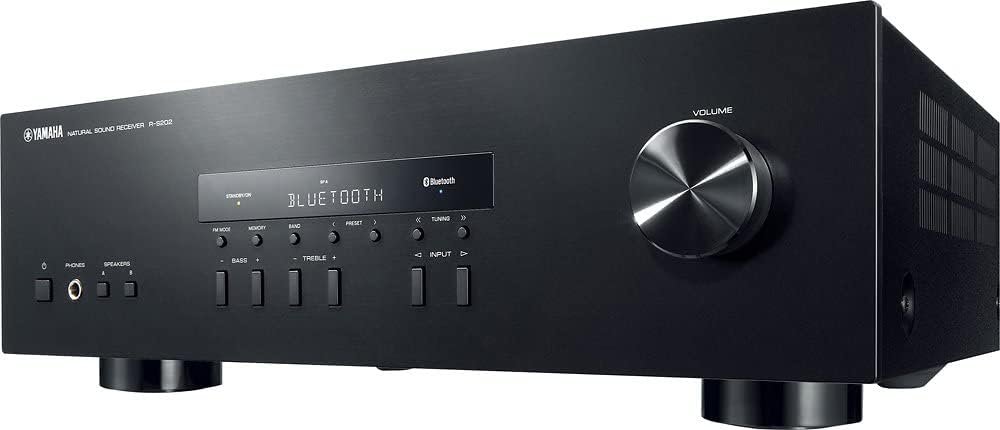 Yamaha Audio 2021 Yamaha R-S202 Stereo Receiver with Built-In Bluetooth Connectivity
