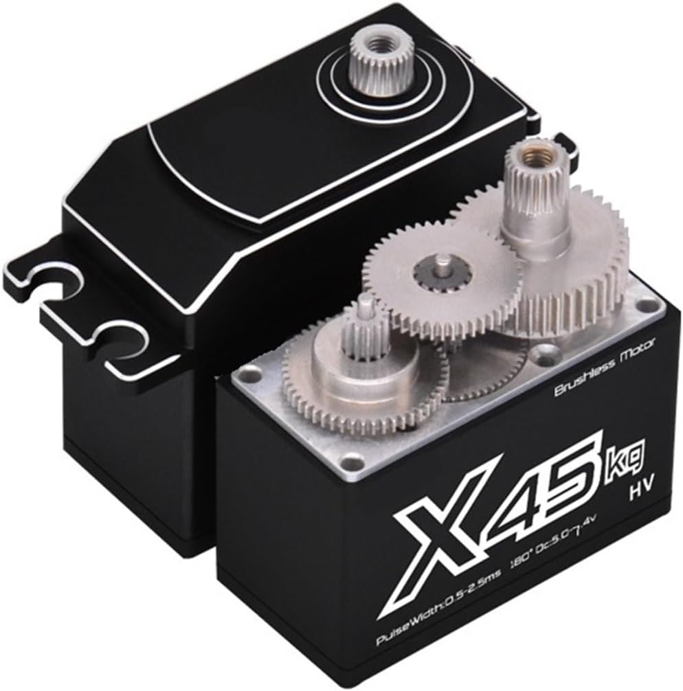 High Torque brushless 45KG servo high Speed CNC Aluminum Shell Full Metal Gear Cover Waterproof