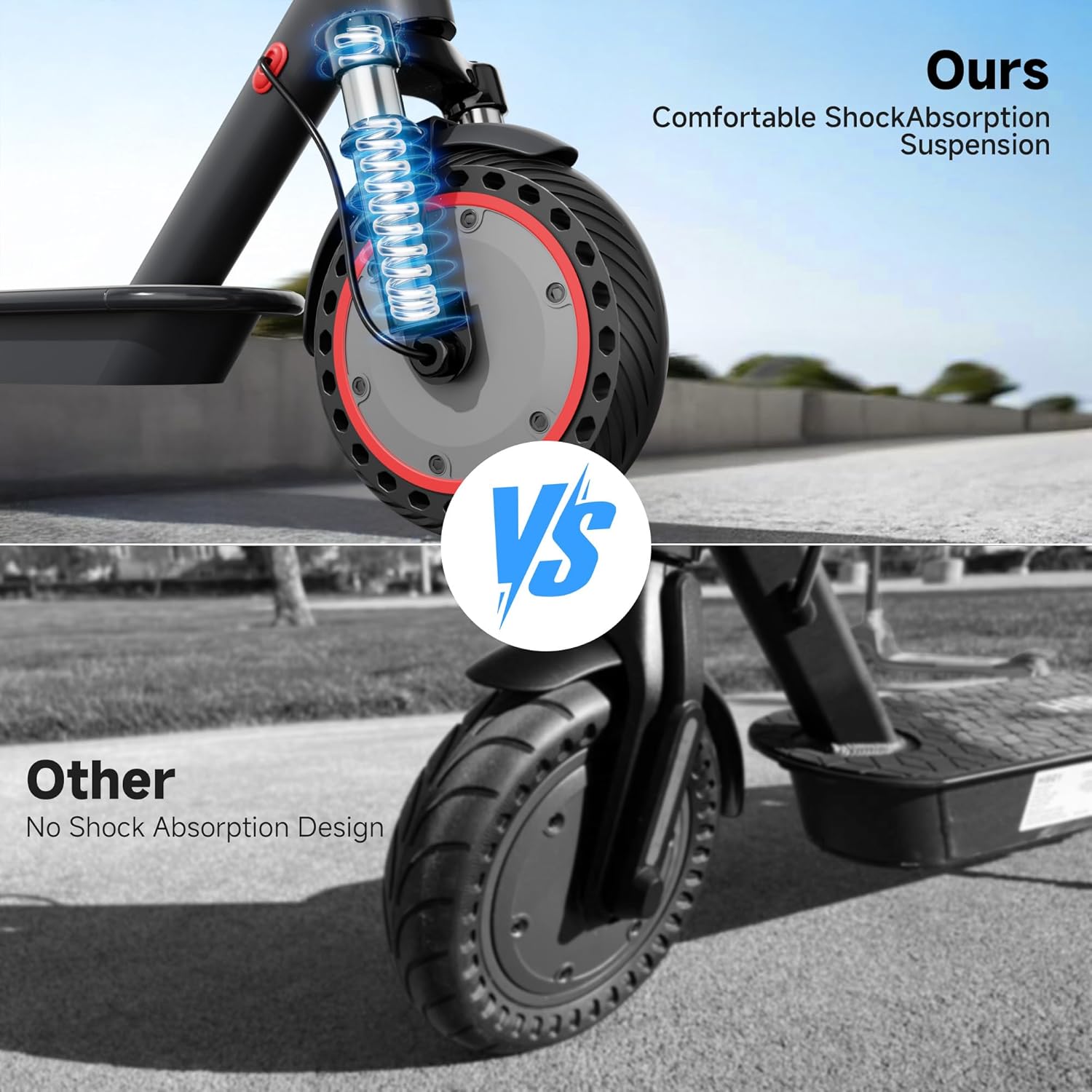 Electric Scooter for Adults with Dual Suspension System - 10