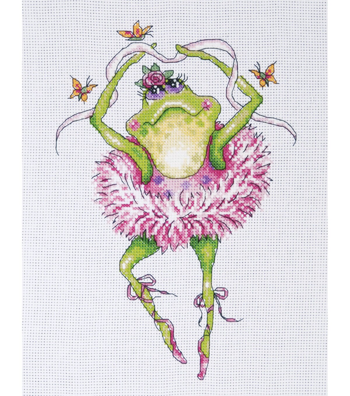 Tobin Counted Cross Stitch Kit Frog Dancer