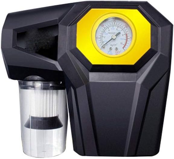 QERMXYRI Car Vacuum Cleaner High Power, 4-in-1 Handheld Car Vacuum Portable Auto Corded for Quick Car Cleaning Stronger Suction Portable Tire Inflator ﻿