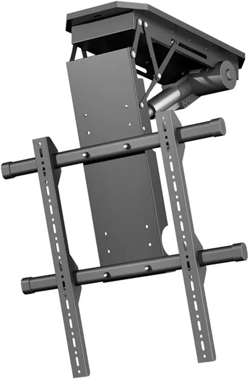 50-90 inch ceiling TV lifting remote control rotating bracket support bracket height adjustable