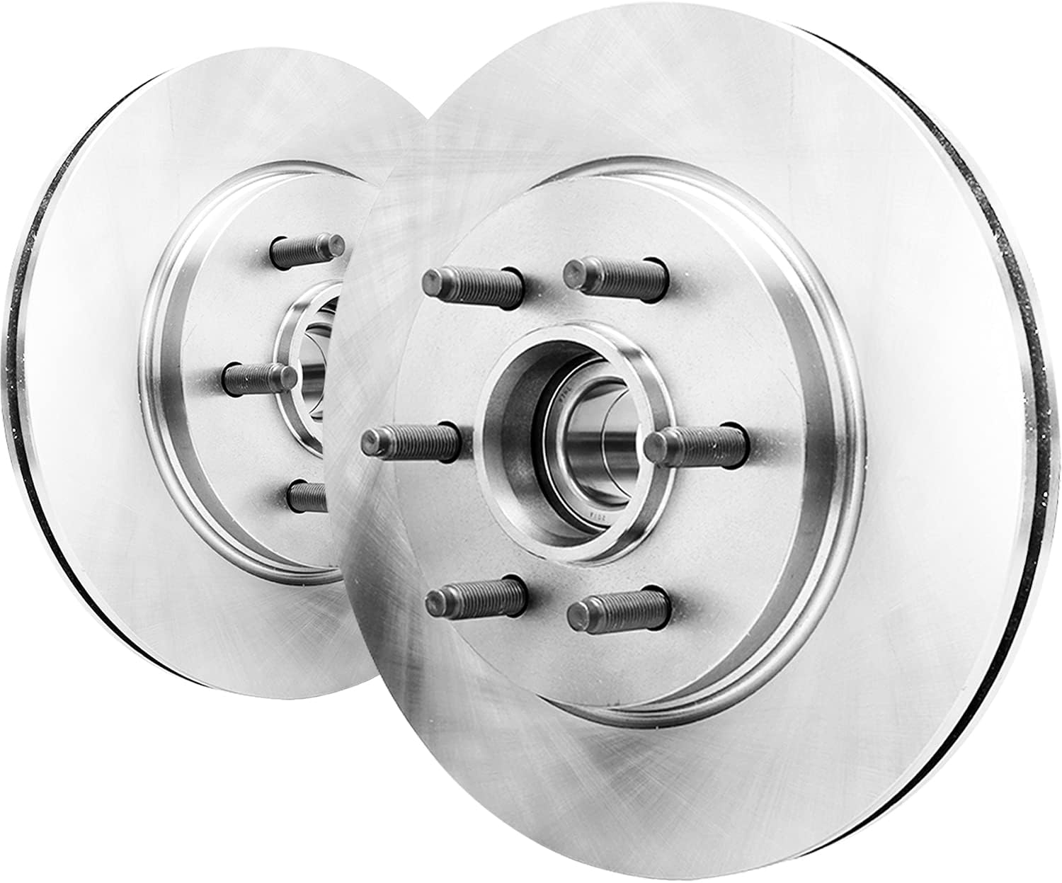 Detroit Axle - Front Disc Brake Rotors for RWD 6-Lug 04-08 Ford F-150 Lobo Lincoln Mark LT Replacement 2004 2005 2006 2007 2008 Brakes Rotor:12.99