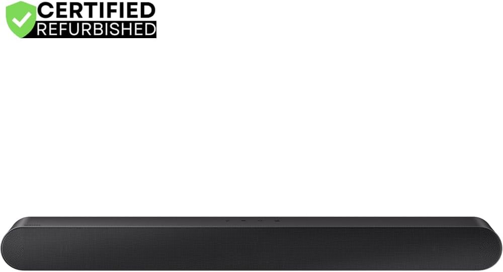 Samsung HW-S50B/ZA 3.0ch All-in-One Soundbar with Dolby 5.1 DTS Virtual:X 2022 (Renewed) Bundle with 2 YR CPS Enhanced Protection Pack