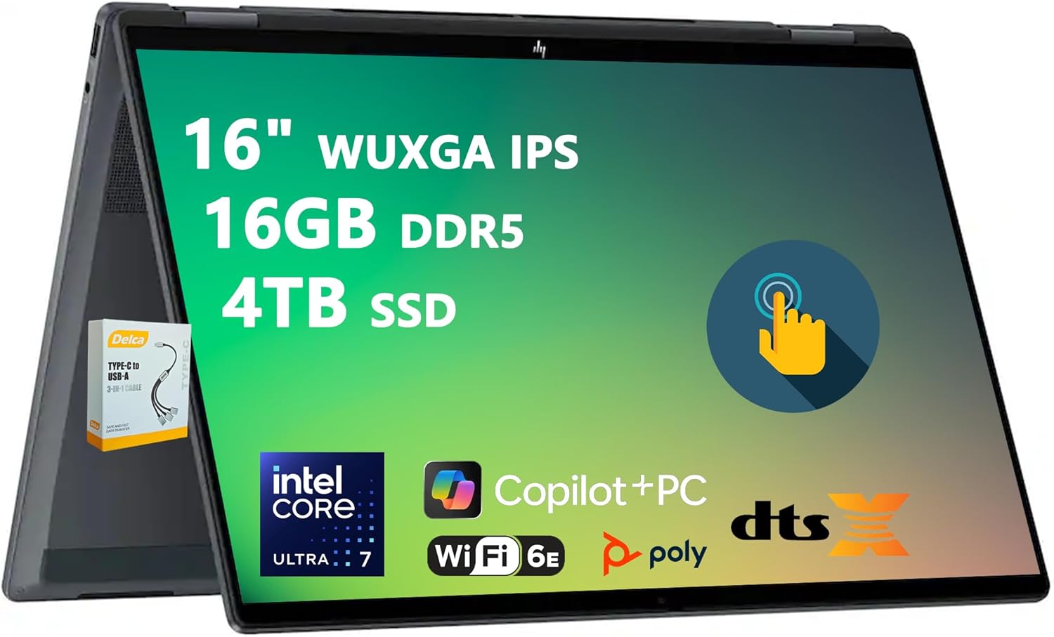 HP OmniBook X Flip 2-in-1 Laptop | 16