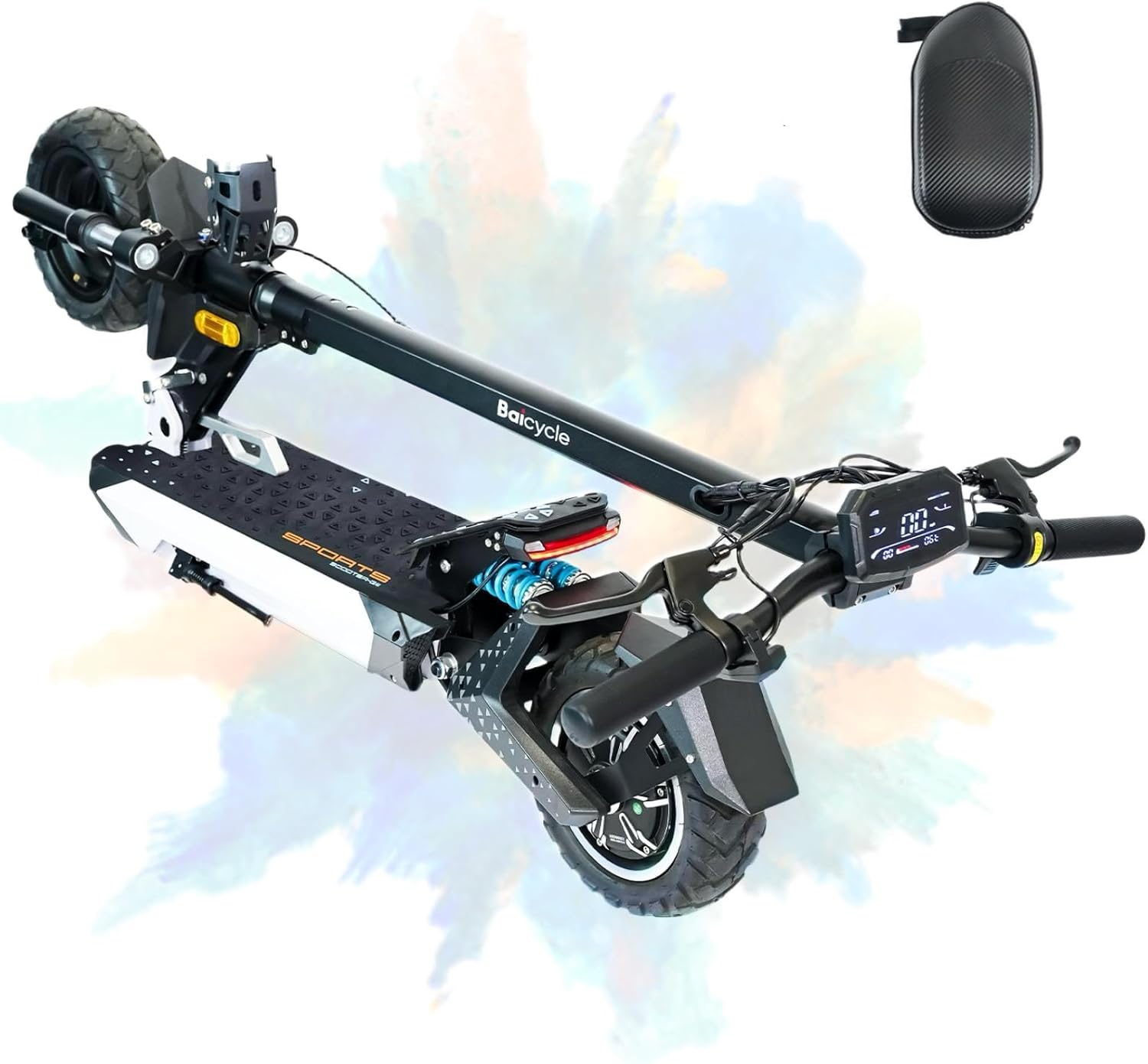 Off Road Electric Scooter Adults,1600W E Scooter, 36MPH Top Speed, 40 Miles Long Range, 10