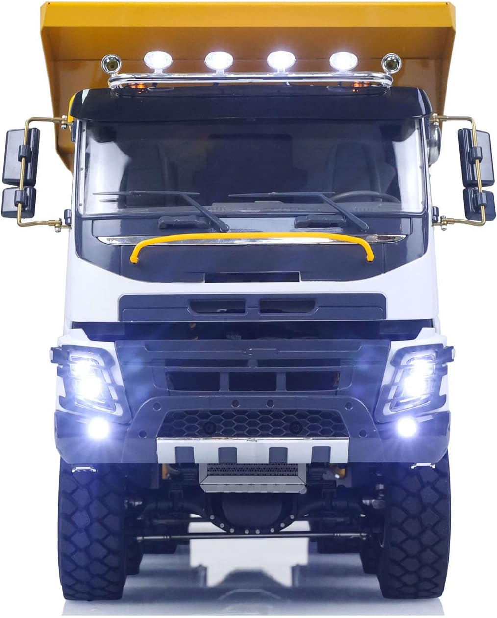 TOUCAN RC HOBBY 1/14 219 Metal Radio Controlled Hydraulic Dumper Truck 10X10 10X6 RC Tipper 3Speed Axles Transfer Case Differential Locks