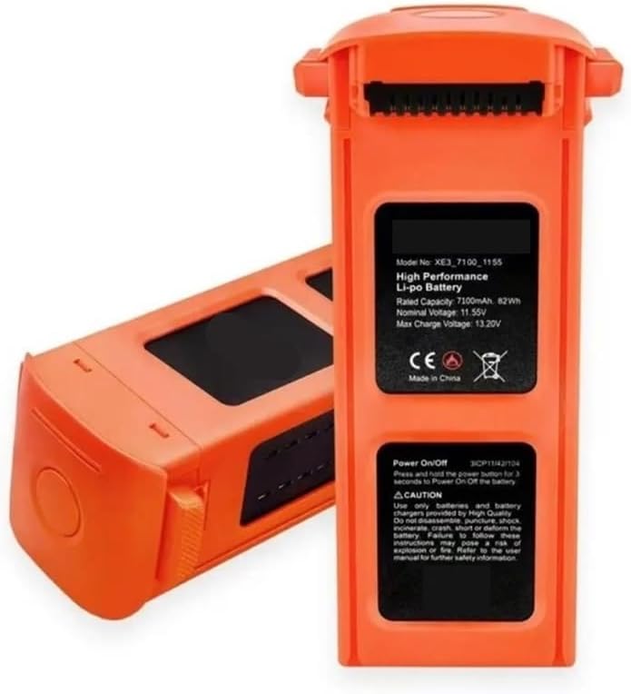 7100mAh Lipo Battery Compatible with EVO II/Pro/Dual HD Camera Drone - High Capacity Replacement for RC Quadcopter, Spare Parts for Flight Enthusiasts