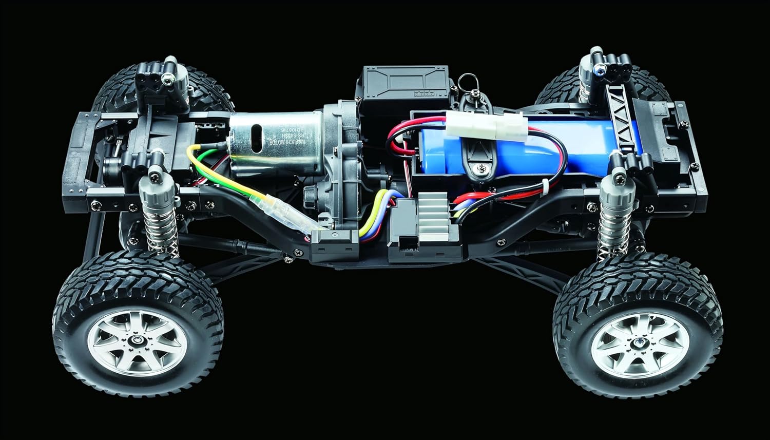 Tamiya 300058675 1:10 RC MB G-Class G500 (CC-02), kit, Illustrated Assembly Instructions, Remote Controlled car/Vehicle, Model Making, Hobby, Faithful Replica, Detailed, Unvarnished