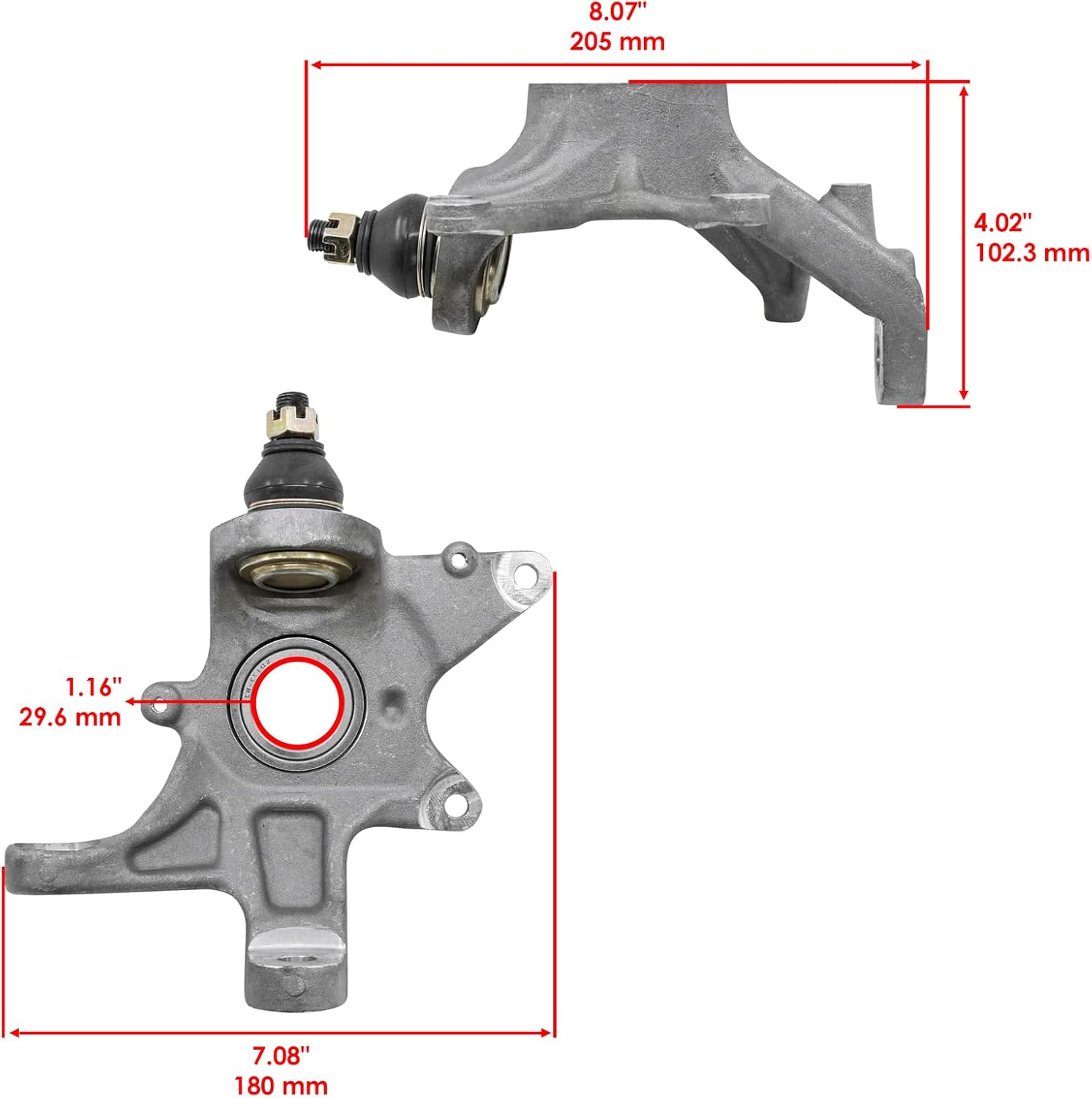 Replacement Powersports Parts for Knuckle Assembly For Yamaha Kodiak 700K YFM700K 4x4 FI 2016 Front Right Left Mod-C8RC-78118