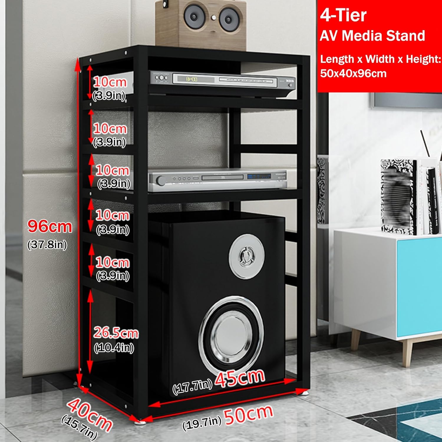 Leaceuv AV Media Stand